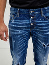 DSQUARED2 Modré pánské straight fit džíny DSQUARED2