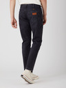 Wrangler Černé pánské straight fit džíny s potrhaným efektem Wrangler