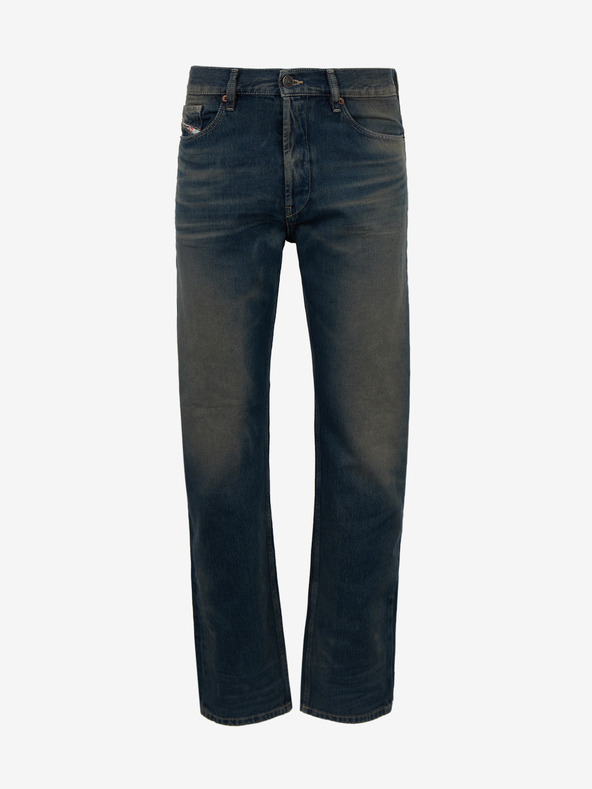 Diesel Tmavě modré pánské straight fit džíny Diesel Macs