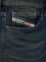 Diesel Tmavě modré pánské straight fit džíny Diesel Macs