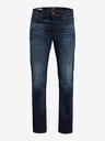 Jack & Jones Tmavě modré pánské straight fit džíny Jack & Jones Mike