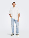 ONLY & SONS Světle modré pánské straight fit džíny ONLY & SONS Weft