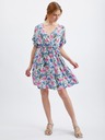 Orsay Světle modré květované šaty ORSAY