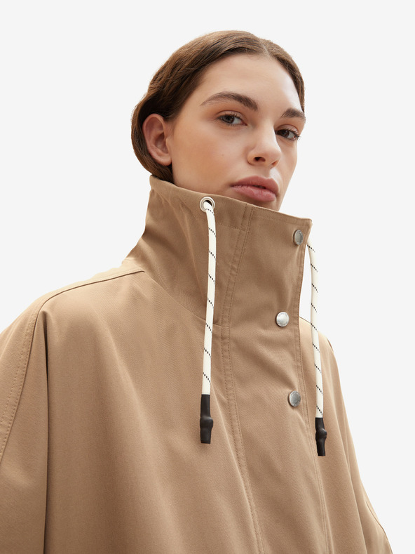 Tom Tailor Hnědý dámský lehký kabát Tom Tailor