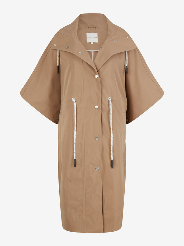 Tom Tailor Hnědý dámský lehký kabát Tom Tailor