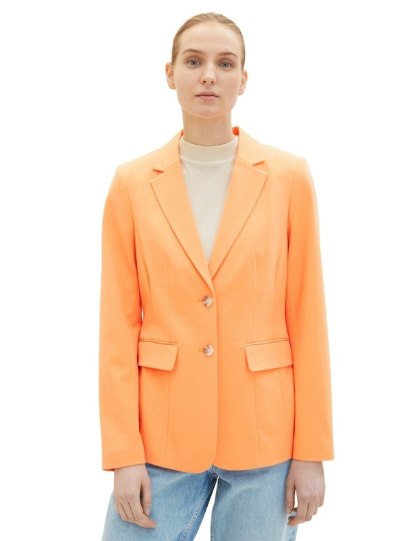 Tom Tailor Oranžové dámské sako Tom Tailor