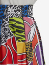 adidas Originals Žluto-červená vzorovaná plisovaná sukně adidas Originals