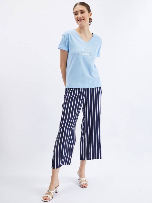 Orsay Světle modré dámské tričko ORSAY