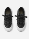 Reima Bílo-černé holčičí kotníkové tenisky Reima Peace High Top