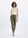 Orsay Khaki dámské skinny fit kalhoty ORSAY