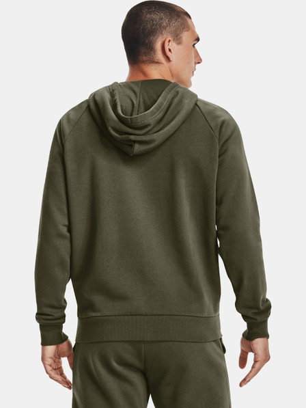 Under Armour Pánská mikina Under Armour UA Rival Cotton FZ Hoodie