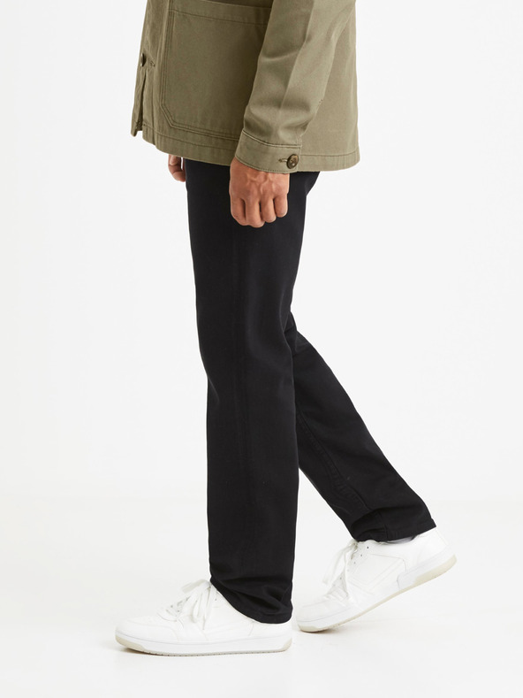 Celio Černé pánské kalhoty Celio Vopry1