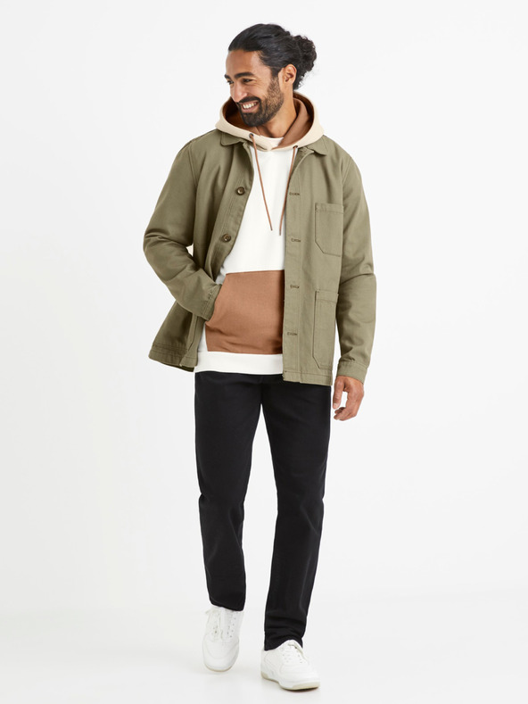 Celio Černé pánské kalhoty Celio Vopry1