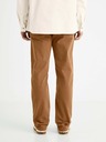 Celio Hnědé pánské straight fit džíny Celio Vopry1