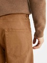 Celio Hnědé pánské straight fit džíny Celio Vopry1