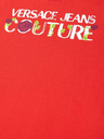 Versace Jeans Couture Červené dámské tričko Versace Jeans Couture