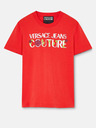 Versace Jeans Couture Červené dámské tričko Versace Jeans Couture