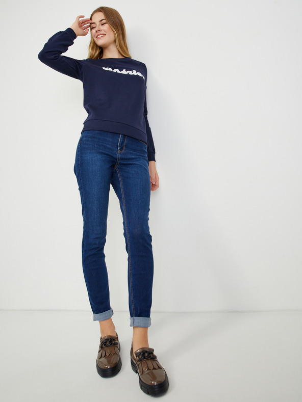 Orsay Tmavě modré dámské tričko ORSAY