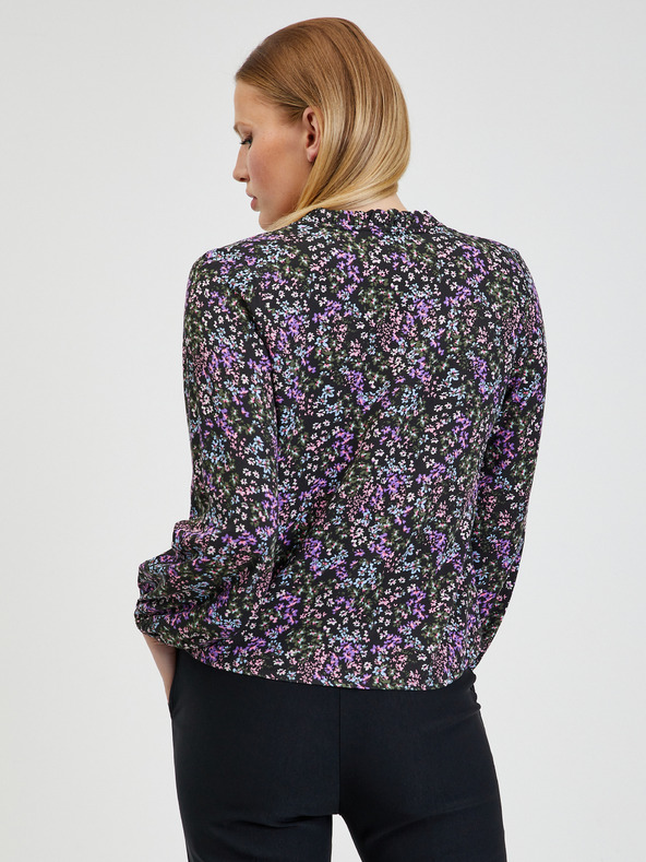 Orsay Černá dámská květovaná halenka ORSAY