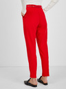 Orsay Červené dámské kalhoty ORSAY