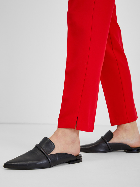 Orsay Červené dámské kalhoty ORSAY