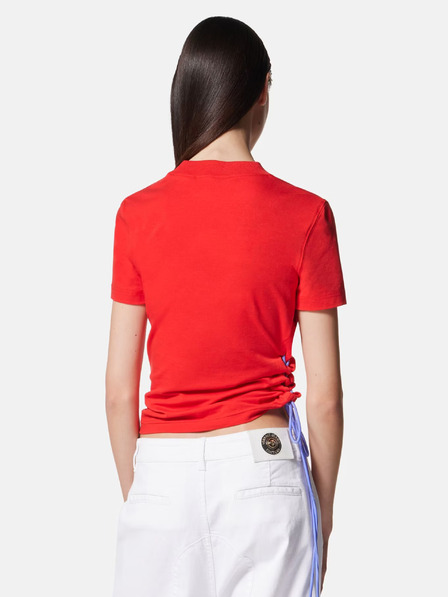 Versace Jeans Couture Červené dámské tričko Versace Jeans Couture