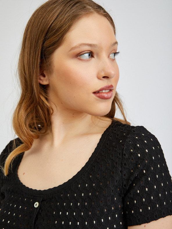 Orsay Černé dámské tričko ORSAY