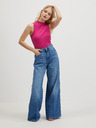 ONLY Tmavě růžový dámský basic top ONLY Nessa