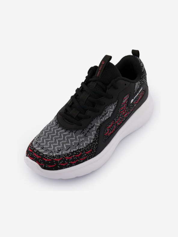 ALPINE PRO Šedo-černé pánské sportovní tenisky ALPINE PRO Belver