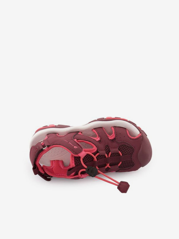 ALPINE PRO Vínové holčičí sportovní sandály ALPINE PRO Lamego