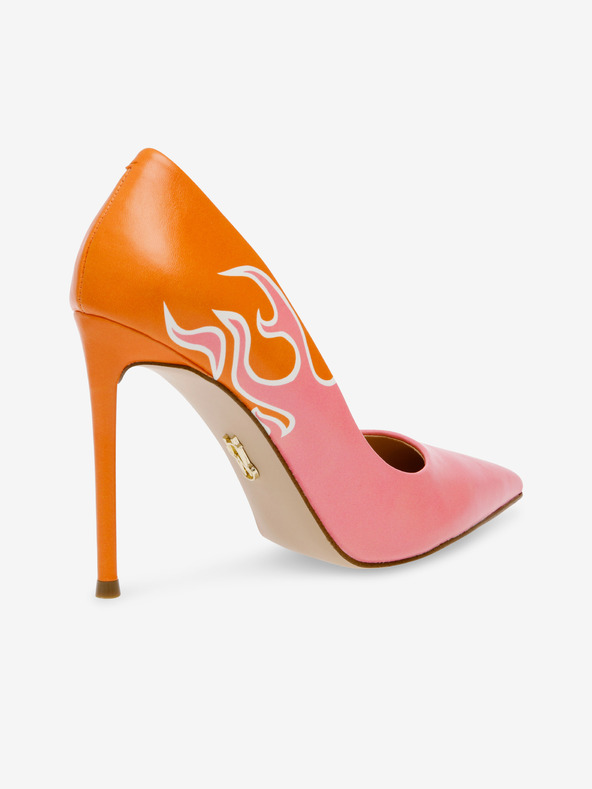 Steve Madden Oranžovo-růžové dámské lodičky Steve Madden