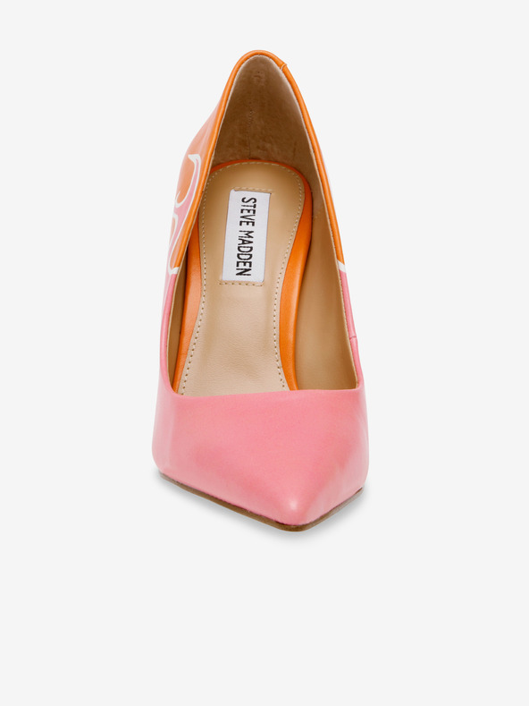 Steve Madden Oranžovo-růžové dámské lodičky Steve Madden