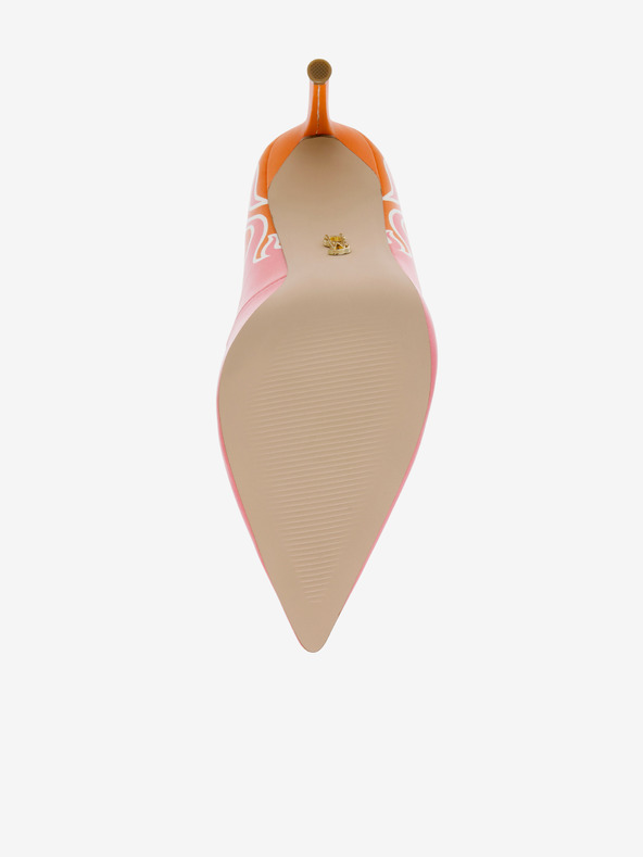 Steve Madden Oranžovo-růžové dámské lodičky Steve Madden