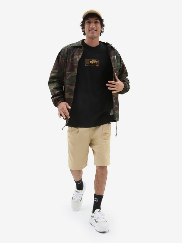 Vans Černé pánské tričko VANS Transfixed 3 SS Tee II