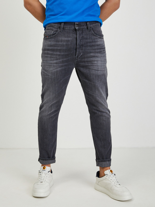 Diesel Tmavě šedé pánské skinny fit džíny Diesel Eetar