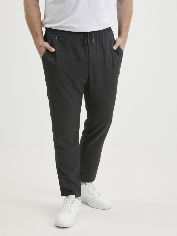 ONLY & SONS Tmavě šedé pánské kalhoty ONLY & SONS Linus