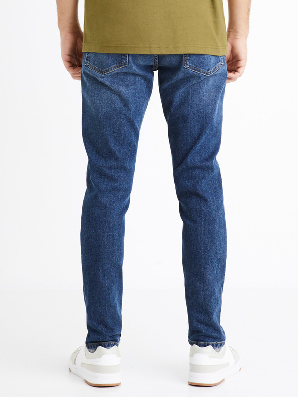 Celio Modré pánské skinny fit džíny Celio C45 Doskinny