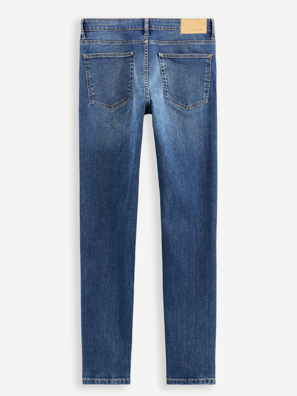 Celio Modré pánské skinny fit džíny Celio C45 Doskinny