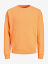 Jack & Jones Oranžová pánská basic mikina Jack & Jones Star