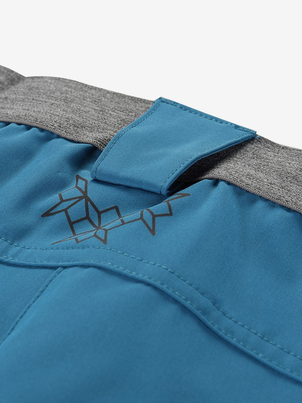 ALPINE PRO Dámské rychleschnoucí šortky ALPINE PRO ZAMBA modrá