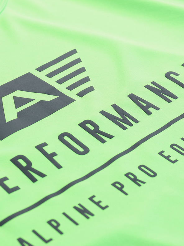 ALPINE PRO Pánské funkční triko s cool-dry ALPINE PRO PANTHER zelená