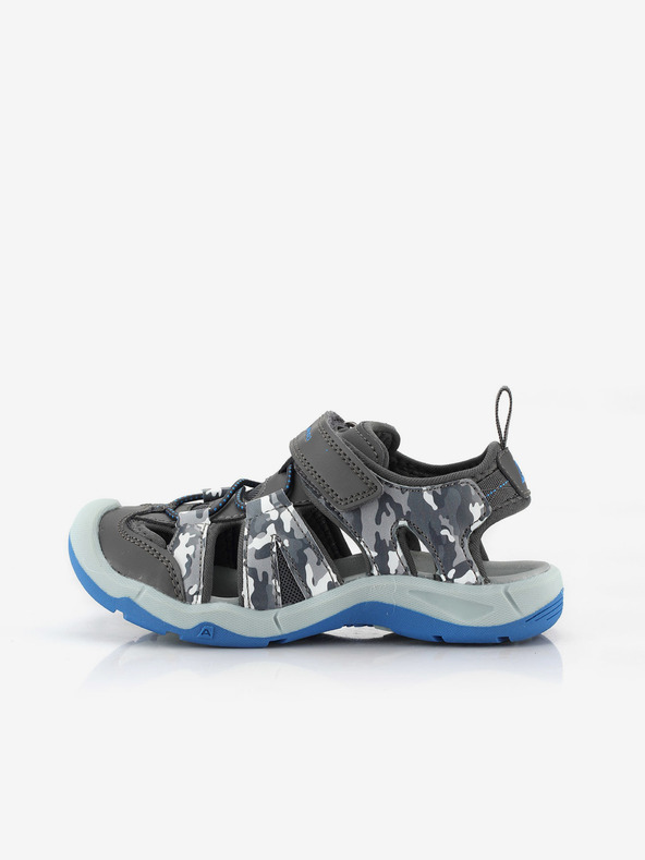 ALPINE PRO Dětské outdoorové sandály ALPINE PRO GROBO šedá