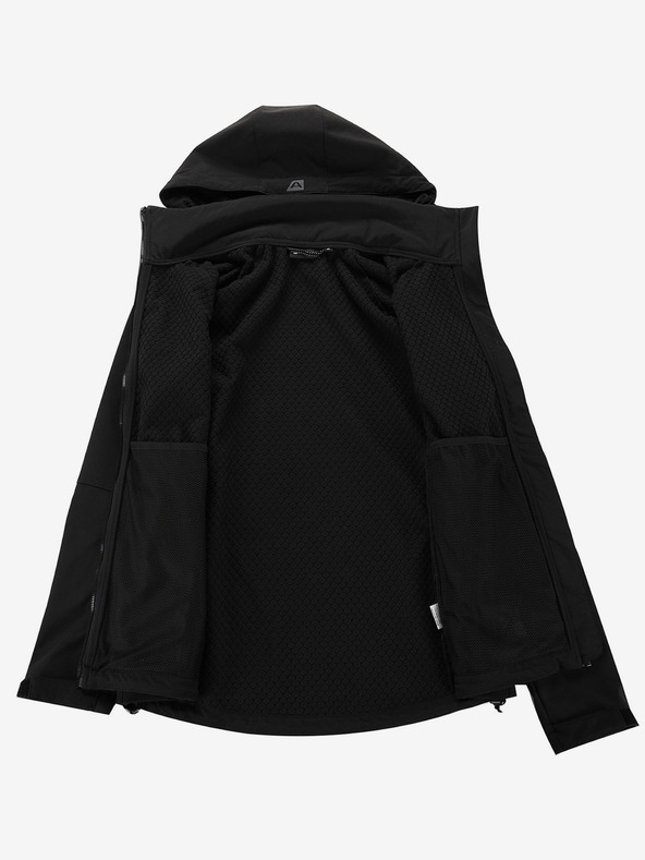 ALPINE PRO Dámská softshellová bunda s membránou ALPINE PRO LANCA černá