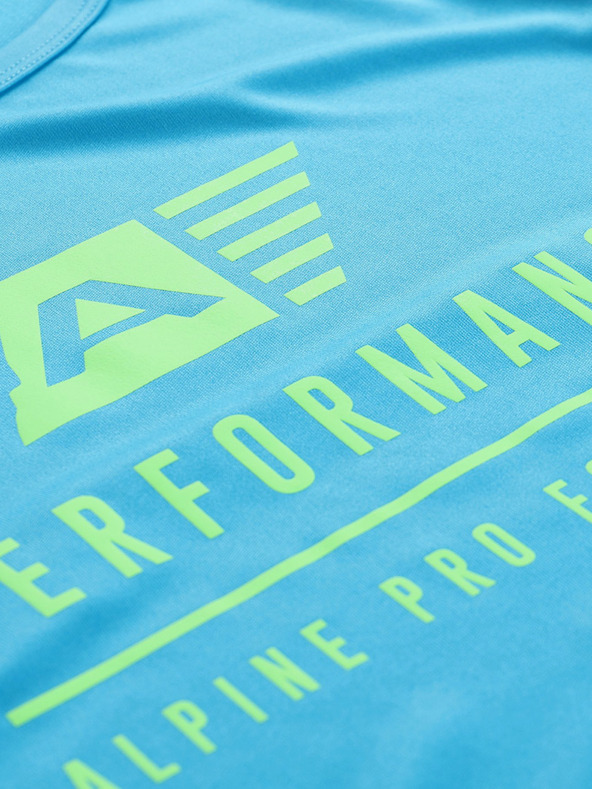 ALPINE PRO Pánské funkční triko s cool-dry ALPINE PRO PANTHER modrá