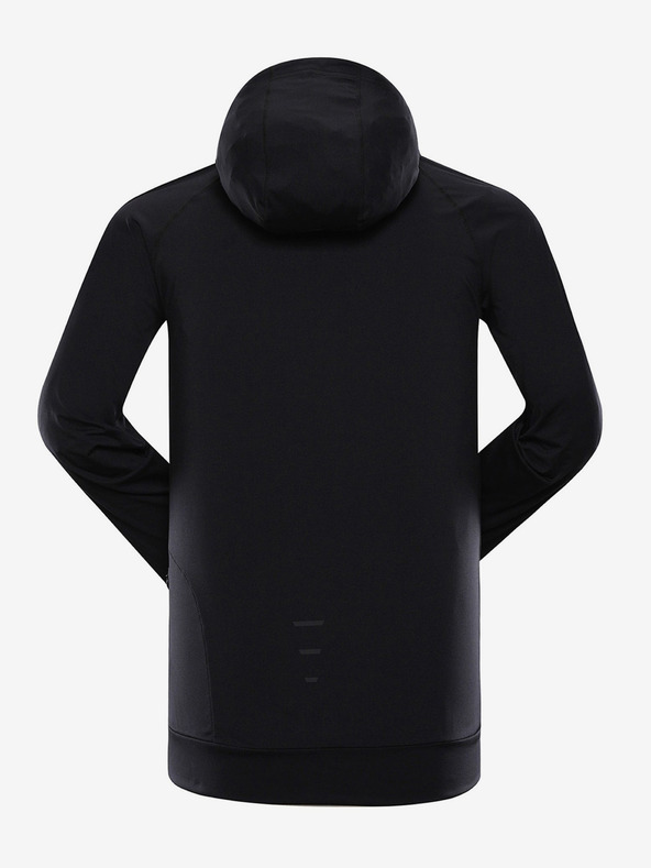 ALPINE PRO Pánská rychleschnoucí mikina ALPINE PRO LIGHT černá