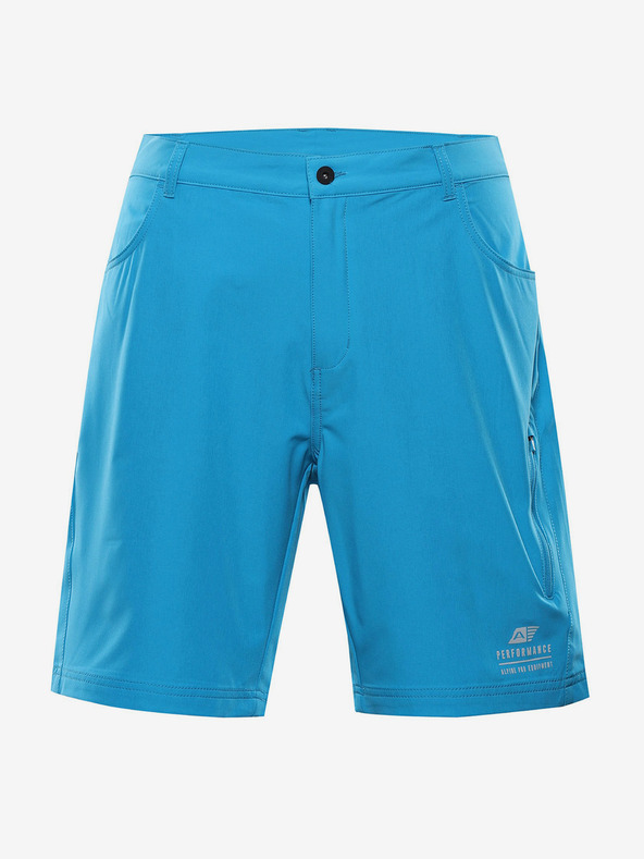 ALPINE PRO Pánské softshellové kraťasy ALPINE PRO COL modrá