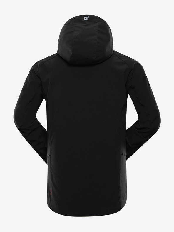 ALPINE PRO Pánská softshellová bunda s membránou ALPINE PRO LANC černá