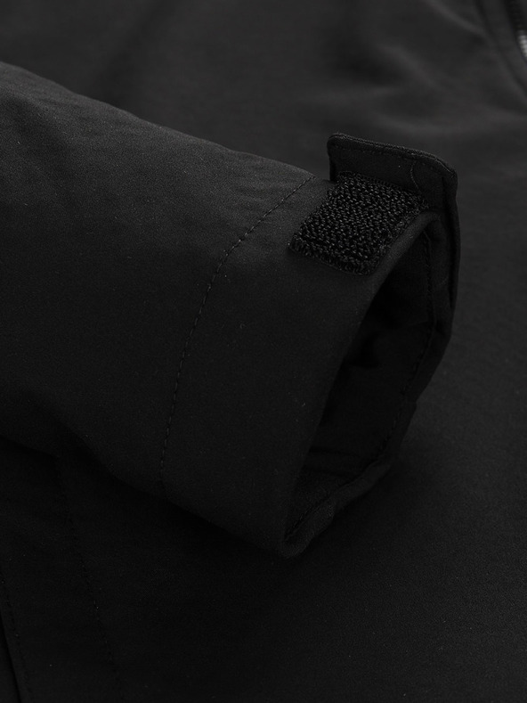 ALPINE PRO Pánská softshellová bunda s membránou ALPINE PRO LANC černá