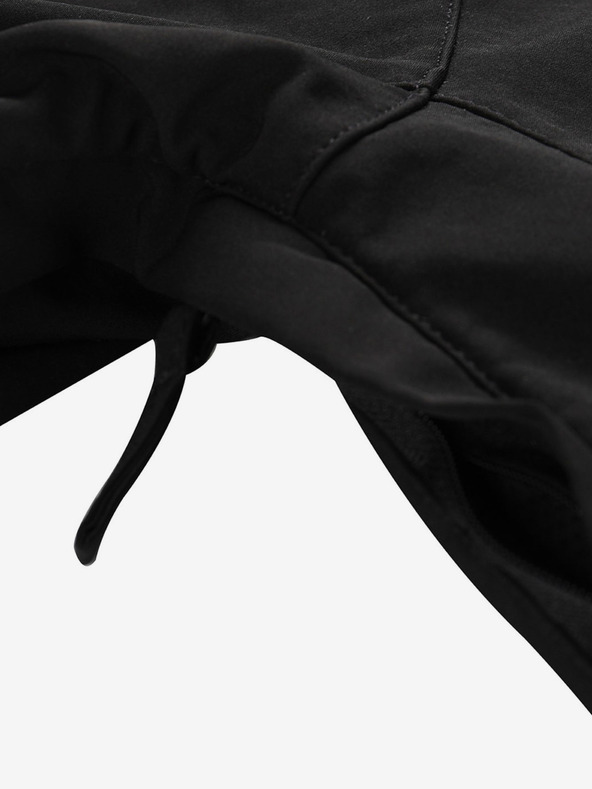 ALPINE PRO Pánská softshellová bunda s membránou ALPINE PRO LANC černá