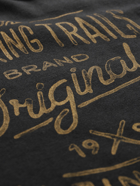 ALPINE PRO Pánská bavlnená mikina ALPINE PRO KYTOR černá